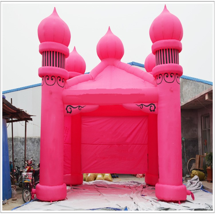 武山粉色帐篷